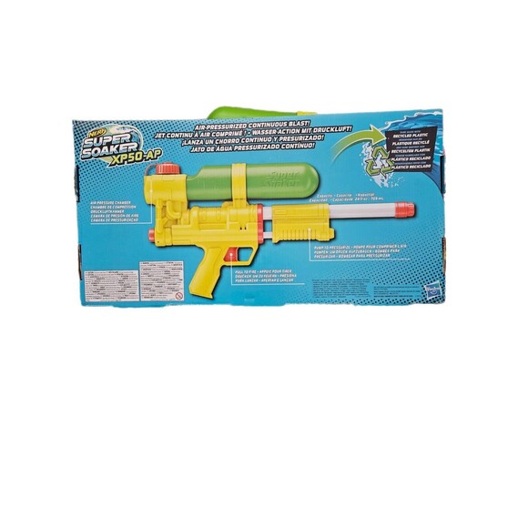 NEW! Lot Of (2) Limited Edition 2021 Nerf Super Soaker XP50-AP Water Squirt Guns - Picture 3 of 8